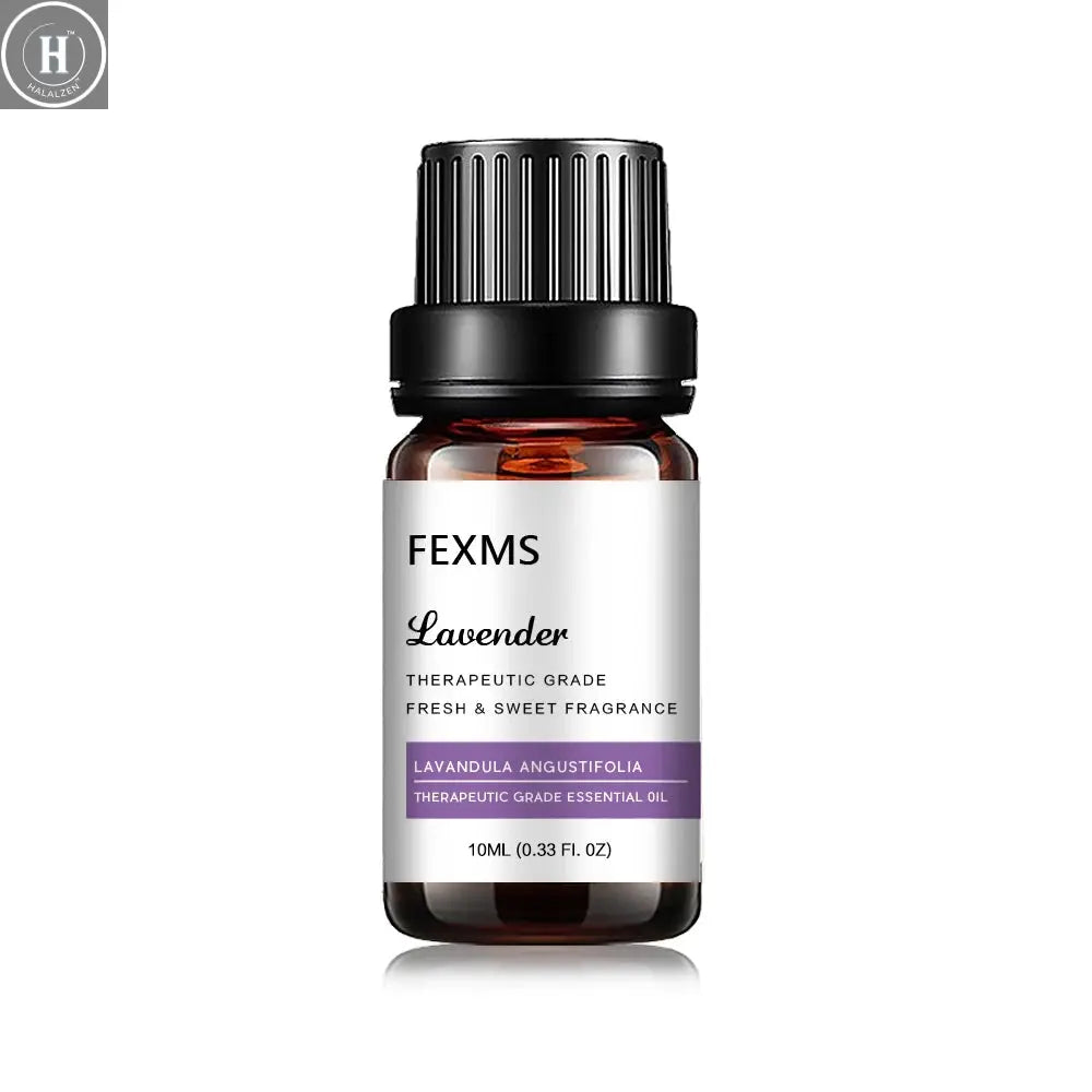 Lavender Essential Oil For Stress Relief, Sleep and Relaxation - Topical For Dry Skin and Irritation - Inhale to Ease Tension HALALZEN