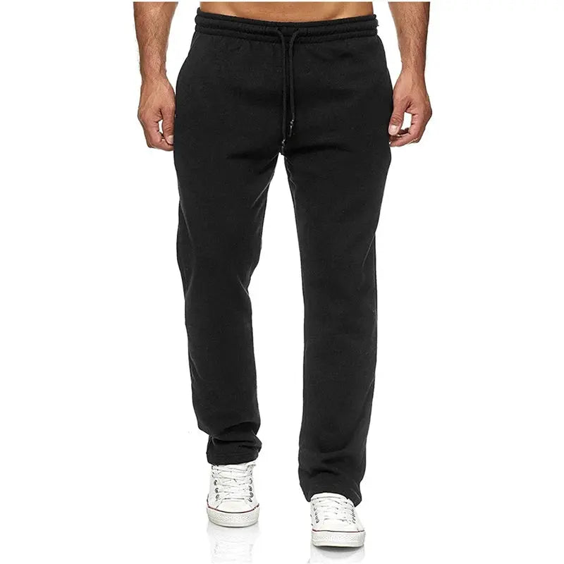 Jogging Cotton Sport Men Sweatpants Long Track Pants Sports Men Straight Pants Basketball Run Football Jogging Fitness Trousers Halalzen UK
