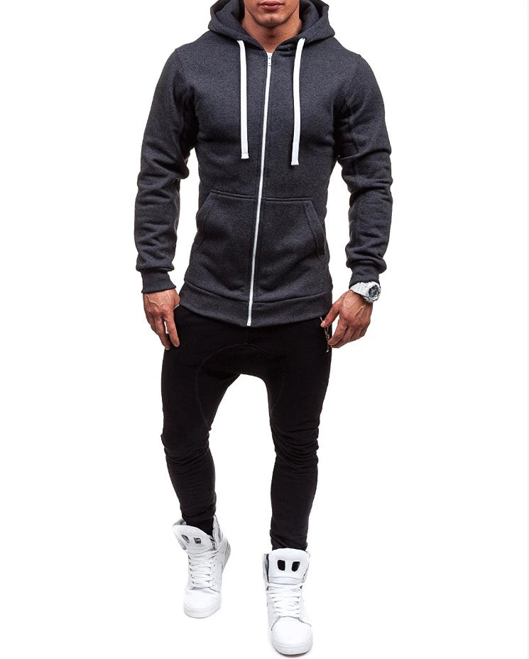 MRMT 2024 New Men's Hoodies Sweatshirts Zipper Hoodie Men Sweatshirt Solid Color Man Hoody Sweatshirts For Male Sweatshirts