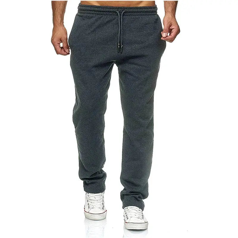 Jogging Cotton Sport Men Sweatpants Long Track Pants Sports Men Straight Pants Basketball Run Football Jogging Fitness Trousers Halalzen UK
