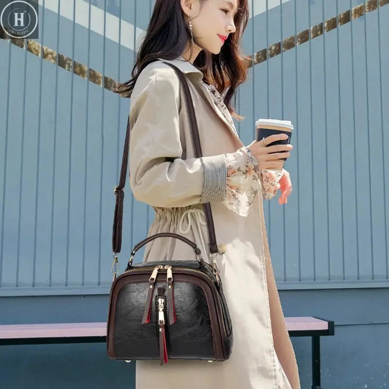 Luxury Alligator Pattern Women's Handbag Fashion Designer Shoulder Messenger Bag Ladies pu Leather Shell Bag Bolsas Feminina HALALZEN