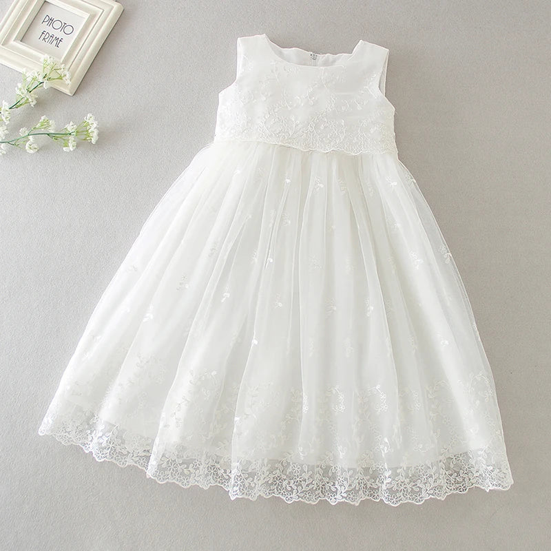 New Baby Girl Dress One year old Baptism Dress