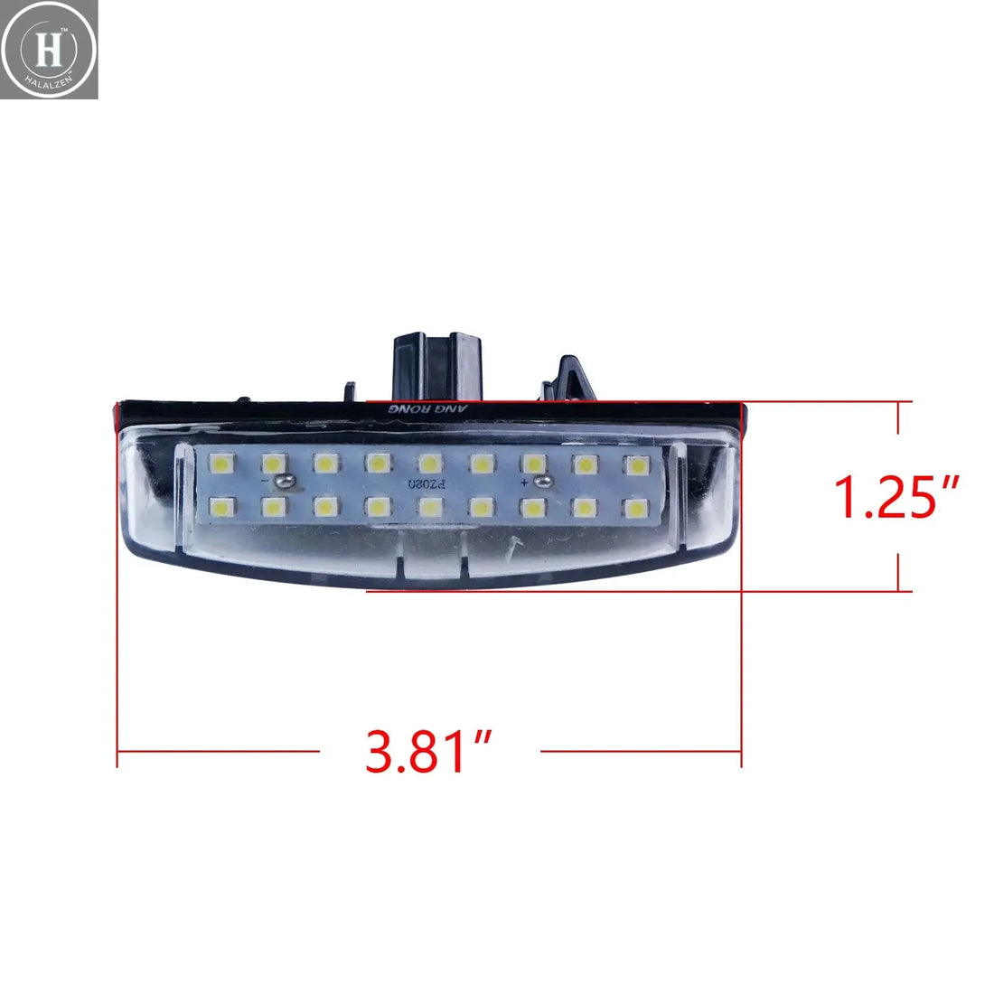 2x For Lexus IS300 IS200 LS430 GS300 RX330 HS250h Toyota Prius Yaris Camry LED License Number Plate Light Lamps White HALALZEN