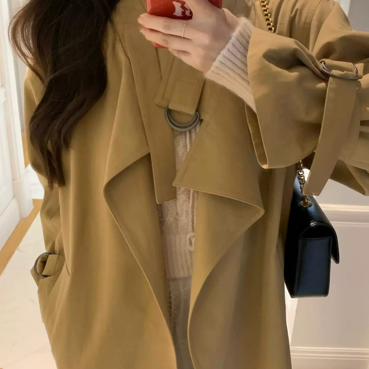 Autumn Gentle Elegant Long Trench Coat