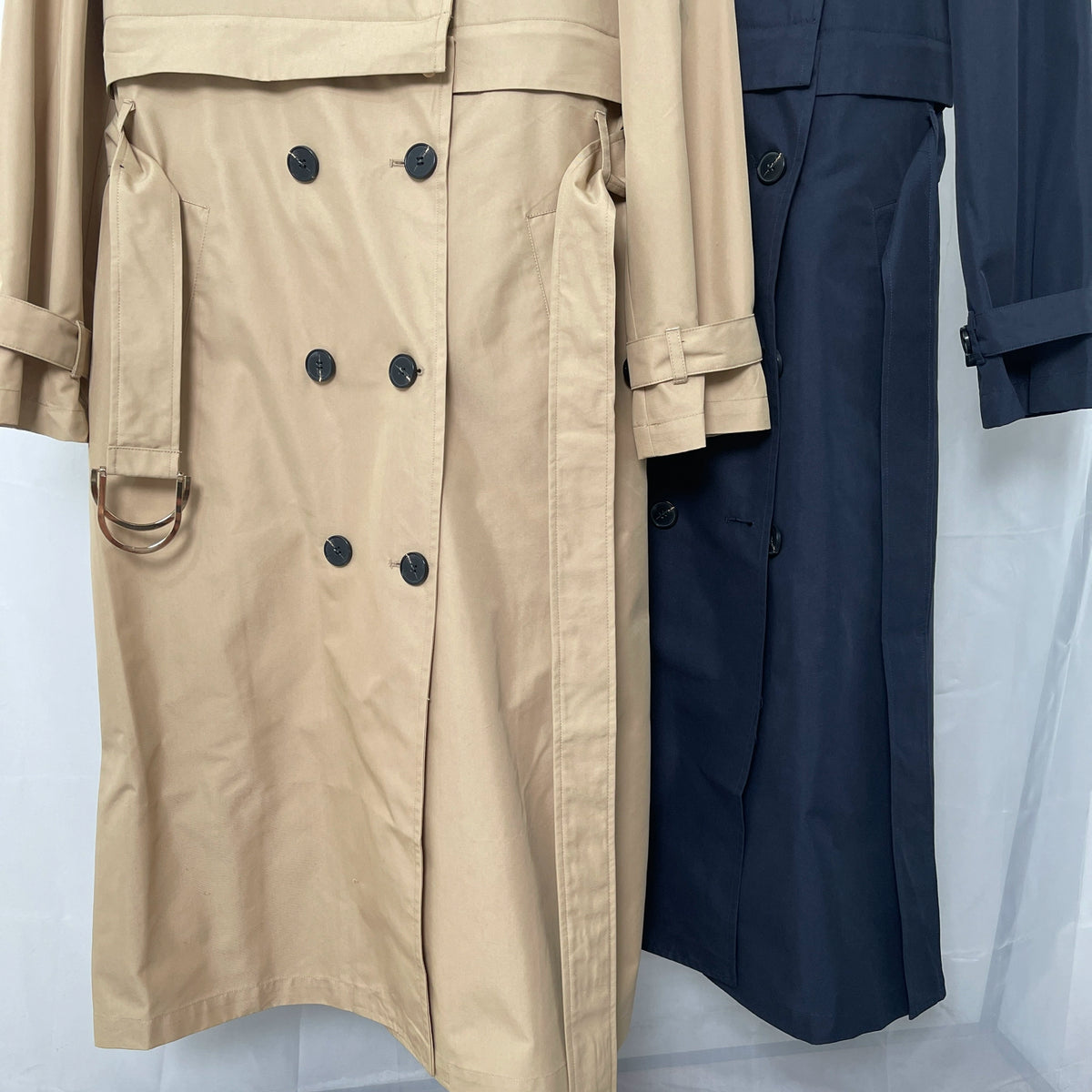 Italian Long Autumn All-Matching Double-Breasted Trench Coat