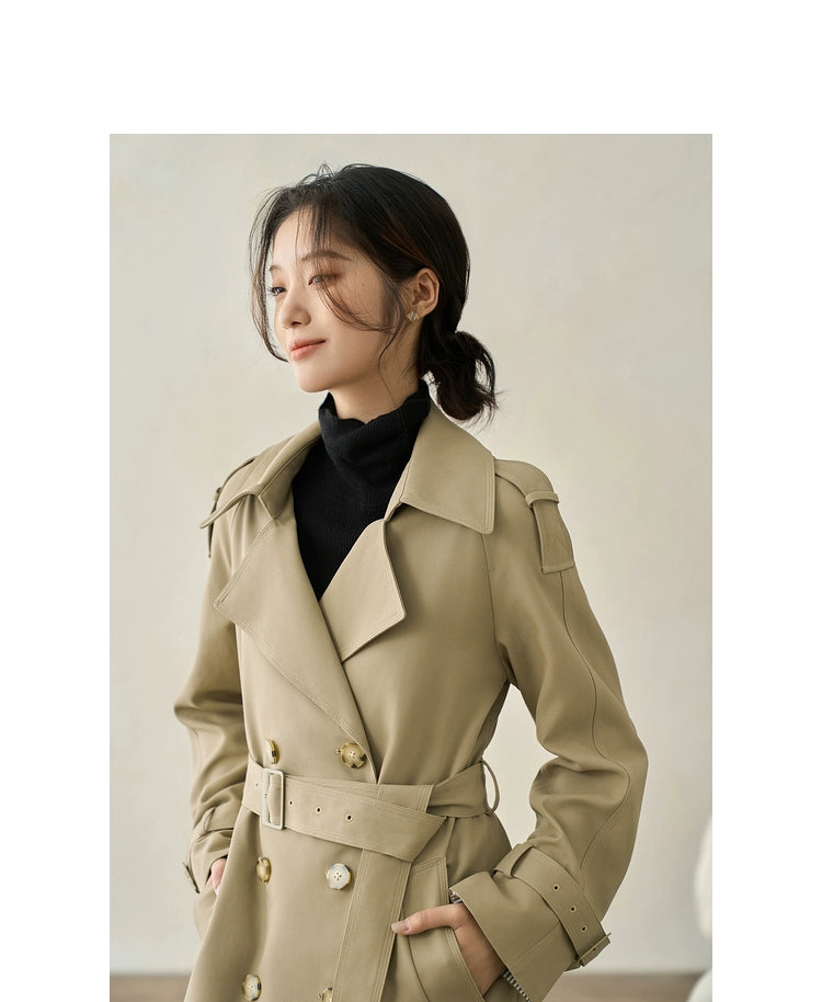 Inman Mid Length Long Length Autumn Leisure Coat and Trench Coat