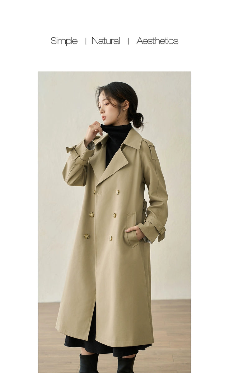 Inman Mid Length Long Length Autumn Leisure Coat and Trench Coat