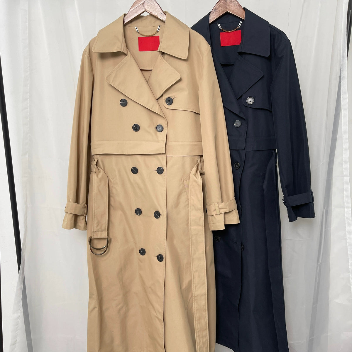 Italian Long Autumn All-Matching Double-Breasted Trench Coat