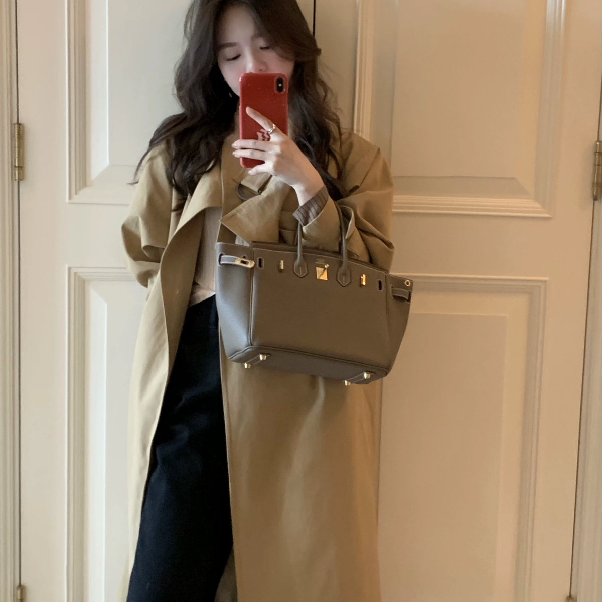 Autumn Gentle Elegant Long Trench Coat