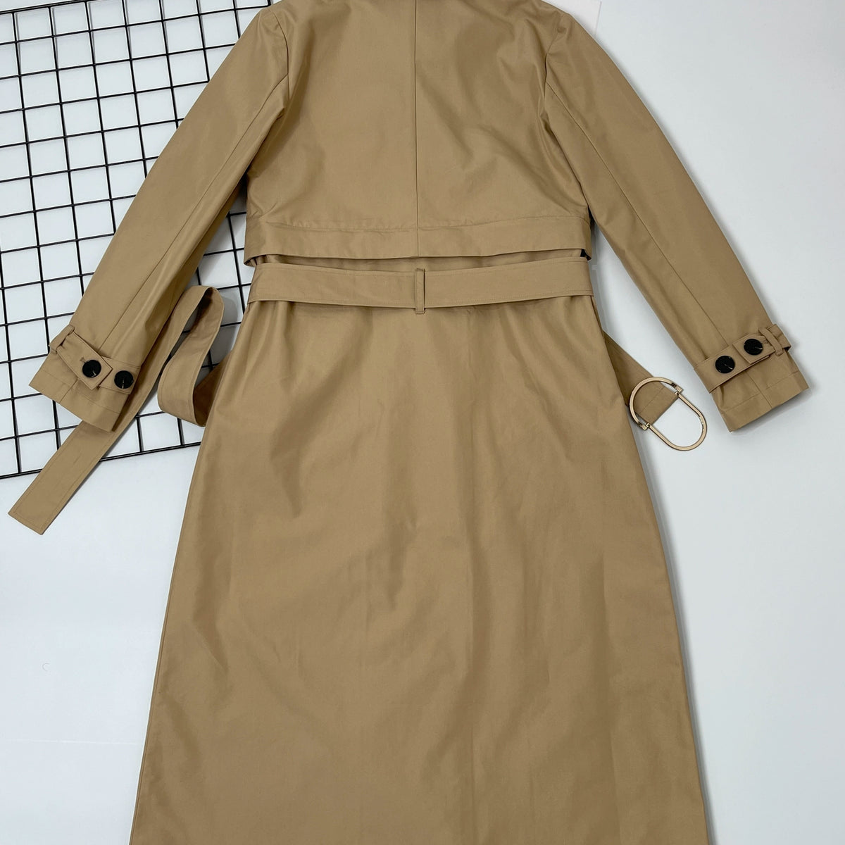 Italian Long Autumn All-Matching Double-Breasted Trench Coat