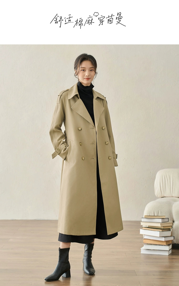 Inman Mid Length Long Length Autumn Leisure Coat and Trench Coat