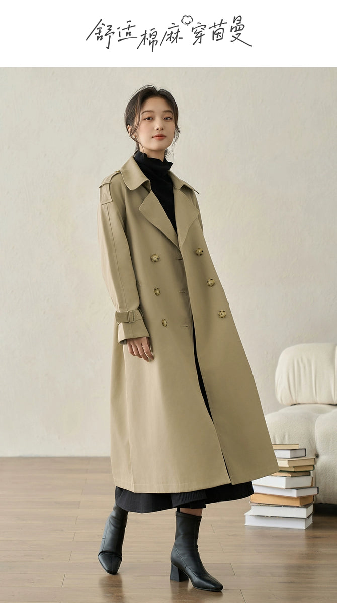 Inman Mid Length Long Length Autumn Leisure Coat and Trench Coat