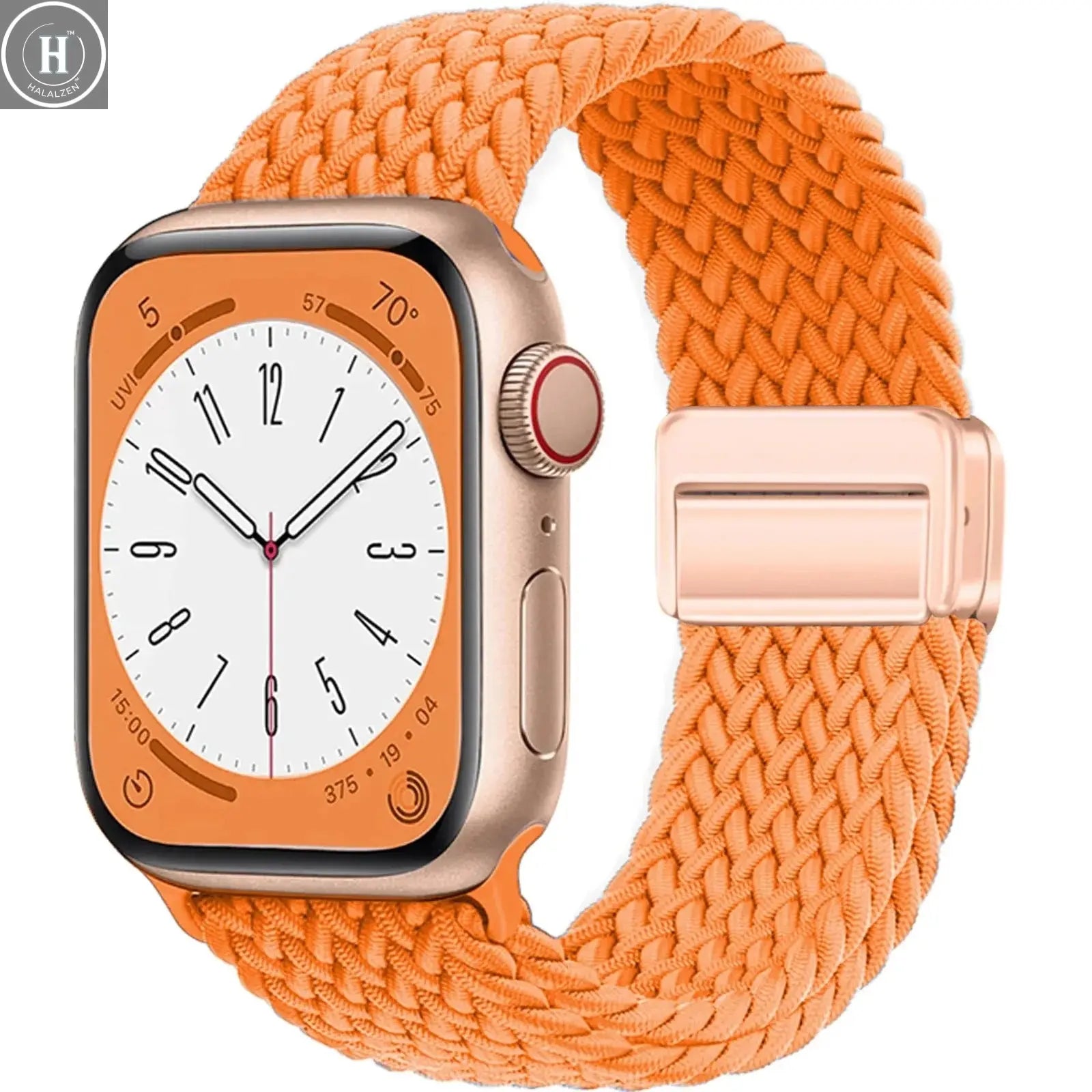 Braided Strap For Apple Watch Bands 40mm 45mm 41mm 44mm 42/46mm 49mm magnetic Bracelet iWatch series se 7 5 6 8 9 10 11 Ultra3 2 HALALZEN