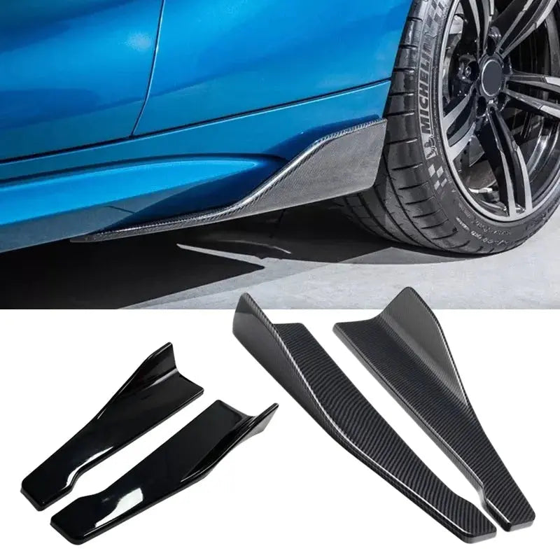 Universal Car Side Skirt Bumper Spoiler Splitter Protector For Volkswagen Golf 6 Volvo V70 Versa Nissan Accessories Peugeot 208 HALALZEN