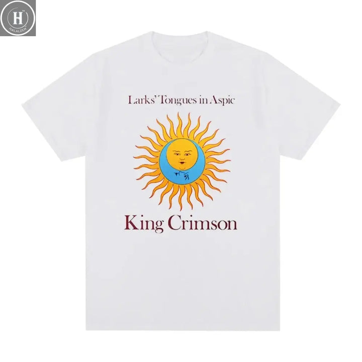 King Crimson Rock Music Printed Graphic Band T-shirt Cotton Men T Shirt New TEE TSHIRT Womens Tops HALALZEN