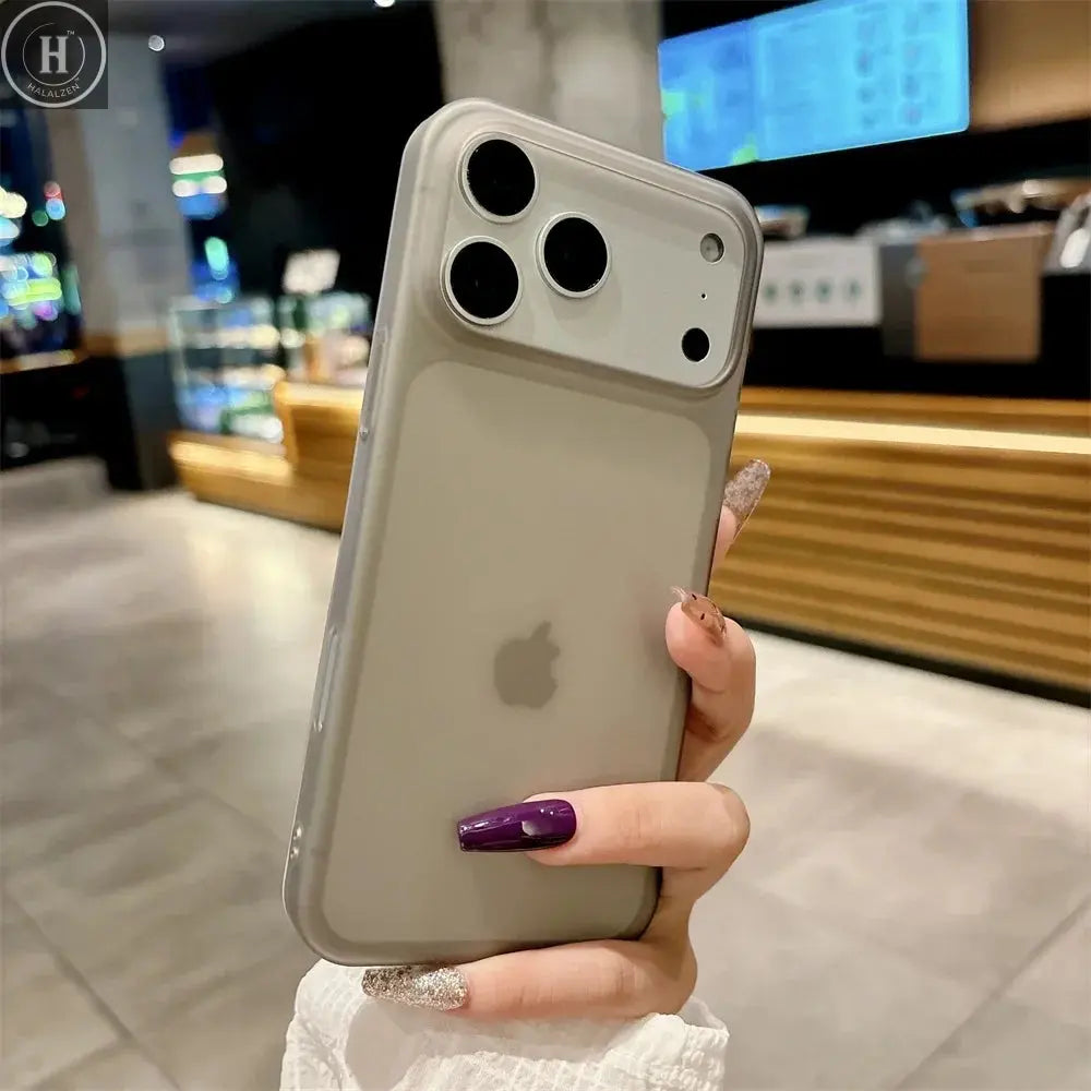 Luxury Translucent Matte Slim Phone Case For iPhone 17 17 Pro Max 17 Pro Shockproof Armor Frosted Ultra Thin Protection Cover Halalzen UK