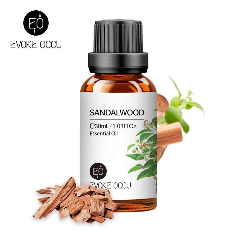 30ML Pure Jasmine Rose Mint Lavender Vanilla Essential Oil for Diffuser, Humidifier, Massage, Skin Hair Care, Soap Candle Making HALALZEN