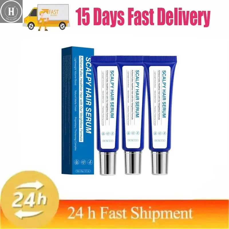 Fast Hair Growth Serum Hair Regrowth Essential Oil Anti Hair loss Repair Damaged Scalp Women Men Anti Baldness Hair Growth Care HALALZEN
