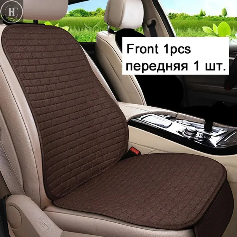 Car Seat Front Rear Cushion Breathable Cover Saeat Universal Seat Protector Back Seat Cushion Front Rear Car Supplies HALALZEN