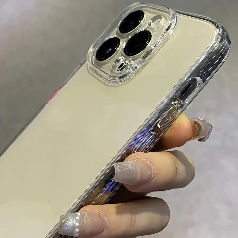 The 3-piece set of simple and transparent phone cases is suitable for iPhone 16, 15, 14, 13, 12, 11promax, 14 Plus and 15 Plus.