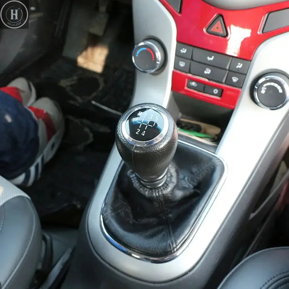 Car 5/6 Speed Manual Gear Shift Knob Handball for Chevrolet Chevy Cruze 2009 2010 2011 2012 2013 2014 MT Gear Knob Accessories HALALZEN