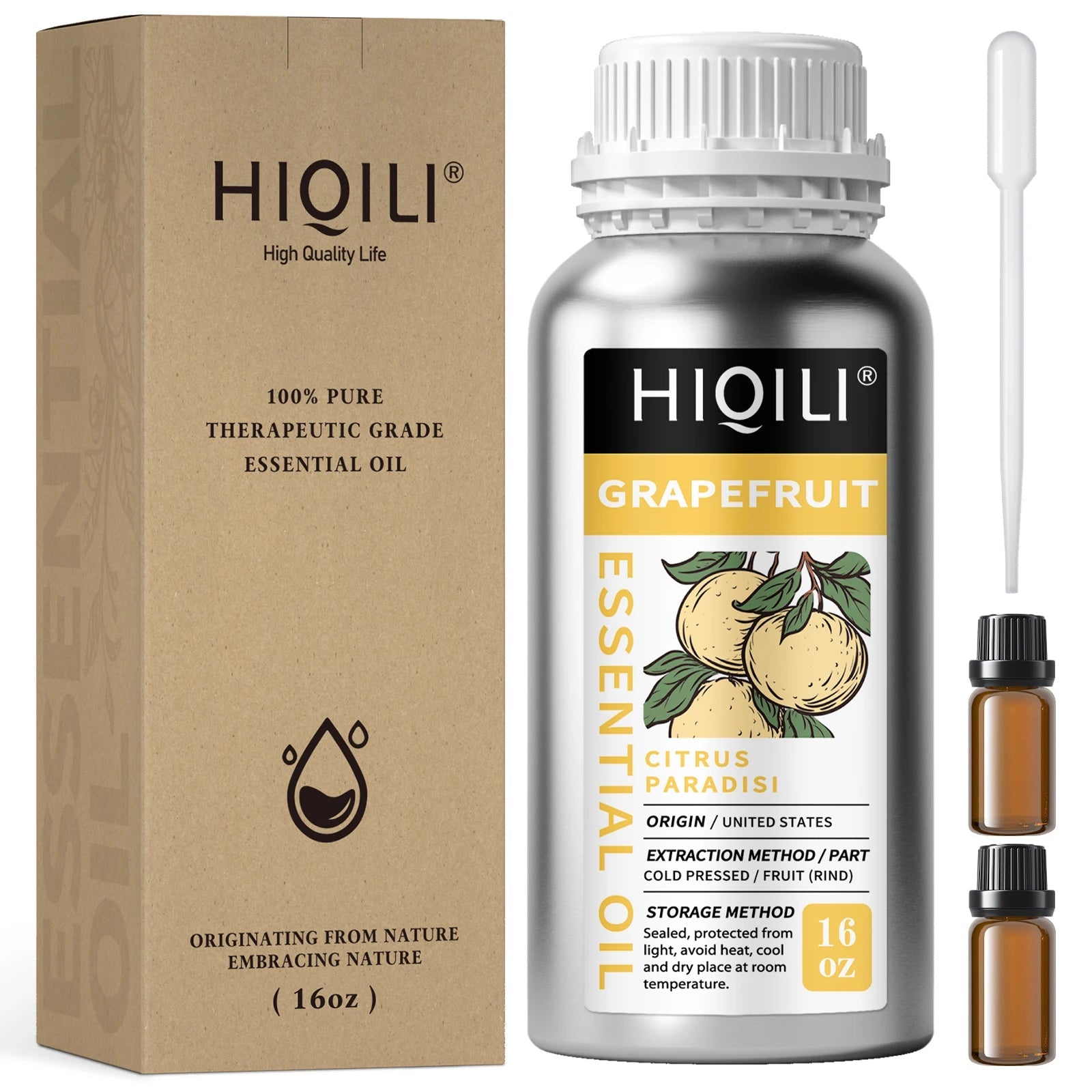 HIQILI 500mL Essential Oil, Cinnamon Peppermint Rosemary Vanilla Lavender Oil for DIY Candle& Soap Aomatherapy Diffuser Massage HALALZEN