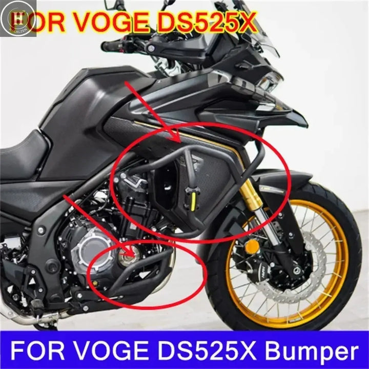 For VOGE DS525X bumper upper and lower bumpers  motorcycle modification accessories HALALZEN
