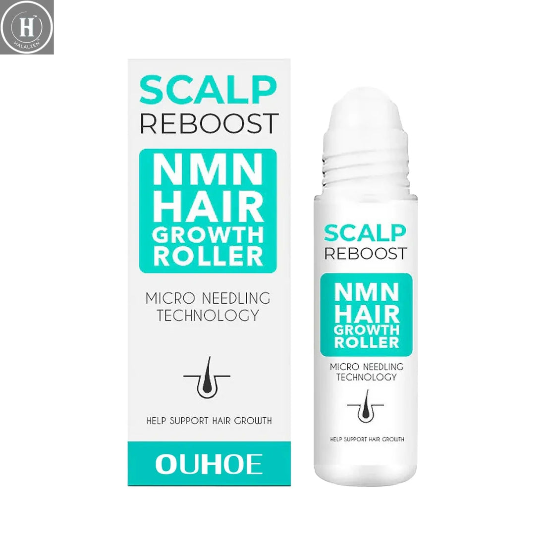 Dense Hair Ball Essence Thick Hair Root Strong Hairline Firm Hair Prevent Hair Loss Hair Care Serum Oil Hair Growth Roller HALALZEN