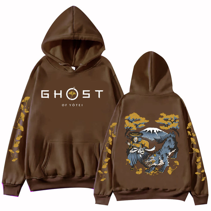 Ghost of Yotei Hoodie Men Women Harajuku Game Merch Pullover Tops Sweatshirt Gift