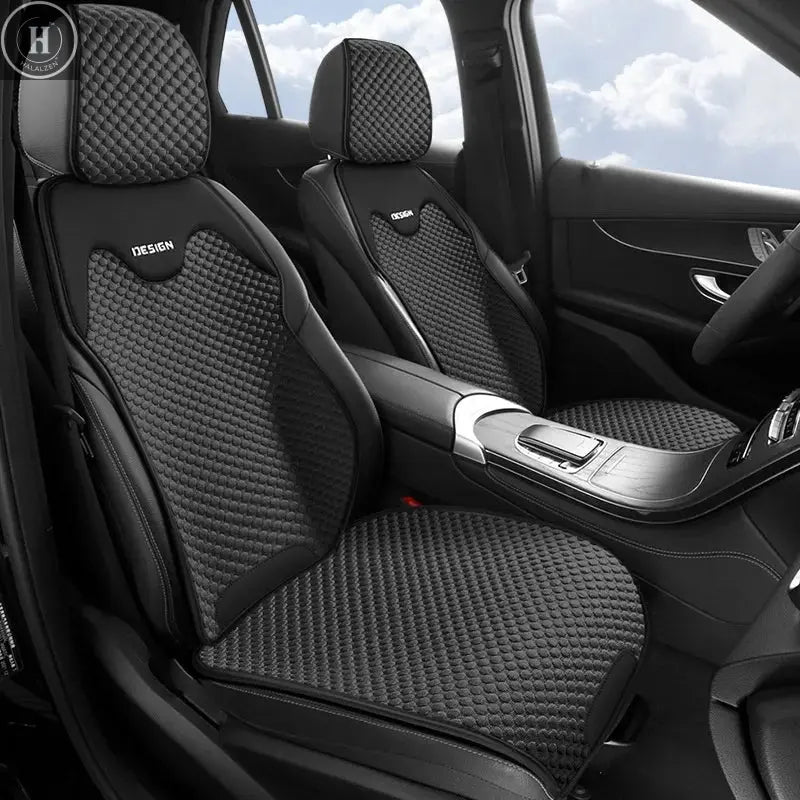 Universal Ice Silk Car Seat Cushion Breathable Seat Cover Sweat Absorption Cool Cushion Universal Split Single Sitting Rear Set HALALZEN