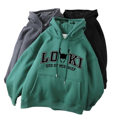 Marvel Superhero Loki Anime Hoodie Women Rocky Prank God Cartoon Hoodie Men Unisex Casual Street Fashion Winter Hoodie Man