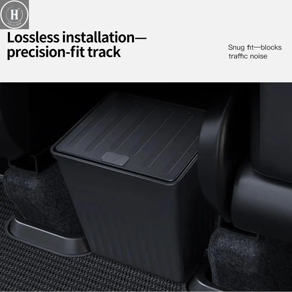 YZ For Tesla Model 3 Y Juniper Highland Rear Seat Storage Box Organizer Car Center Console Bins Backseat Trash Can Garbage Bag HALALZEN
