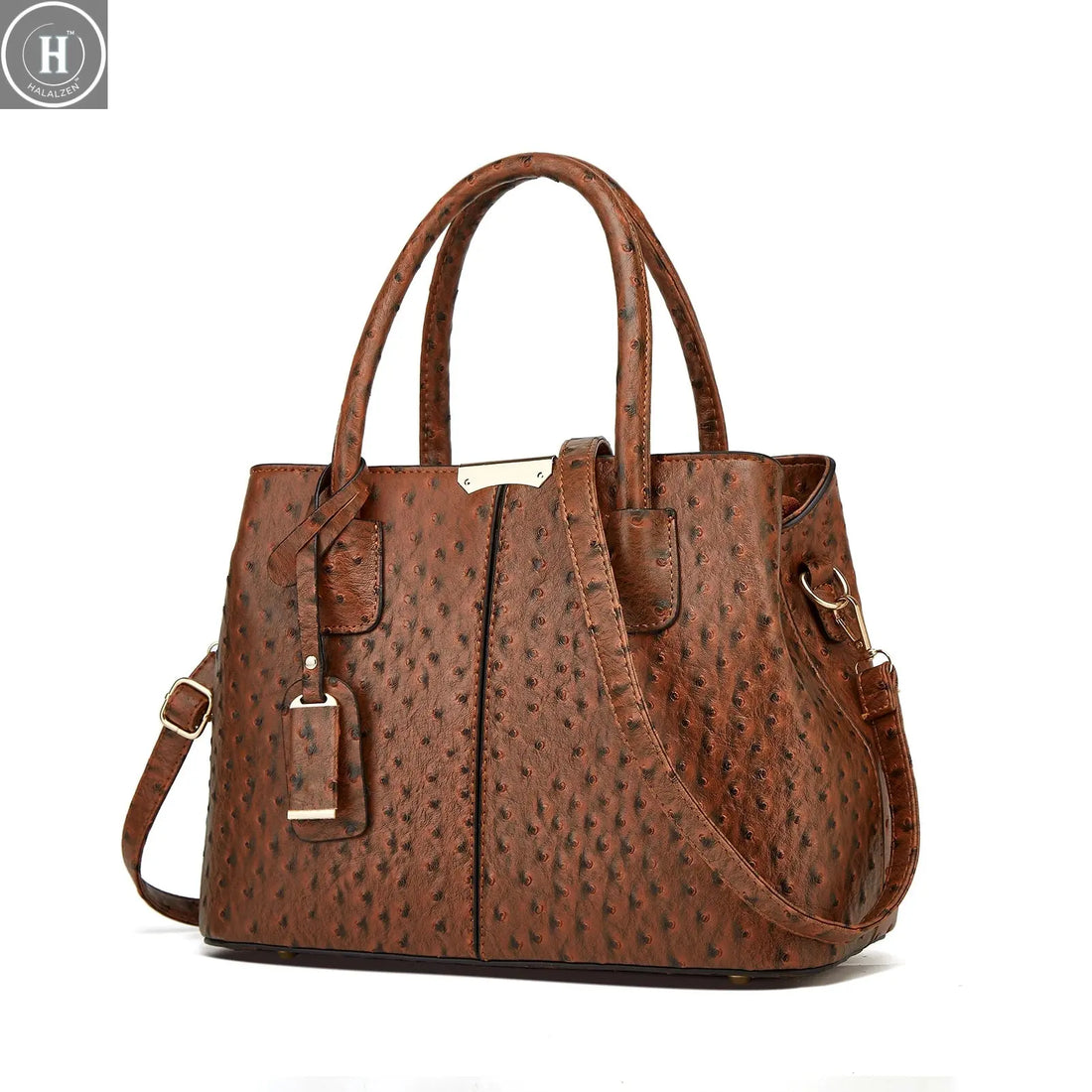 Women's Bag New Fashionable and High end Texture Single Shoulder Oblique Cross European and American Handheld Women's Bag HALALZEN