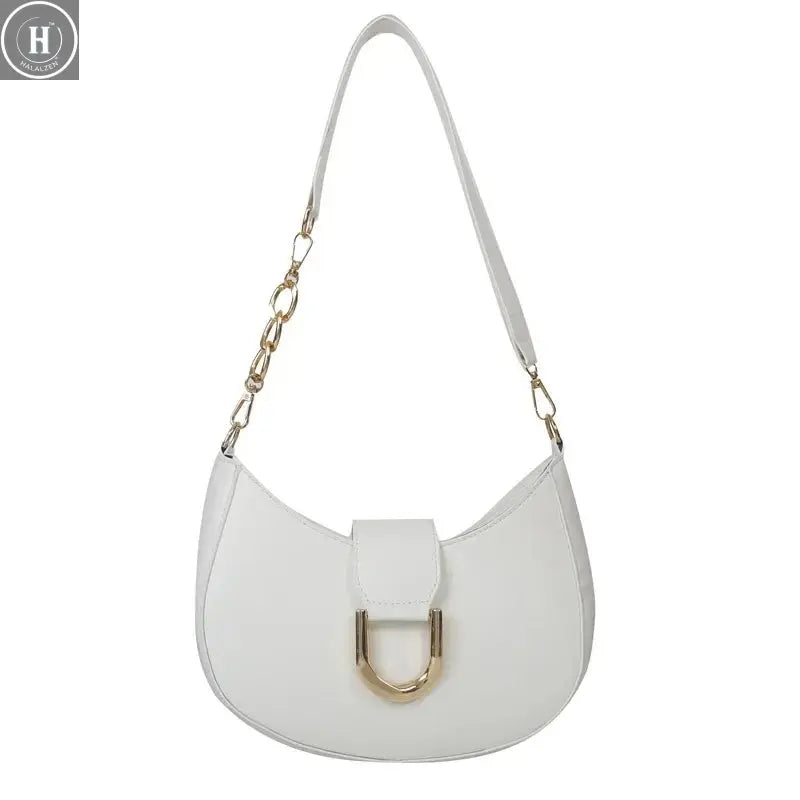 Trendy Pu Leather Shoulder Bag for Women Stylish Underarm Purse with Zipper Closure, Elegant Design Perfect for Everyday Use HALALZEN