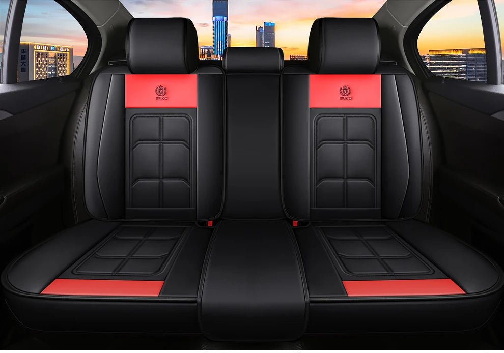 Universal Pu Leather Car Seat Cover for Most Car Models Auto Accessories Interior Details