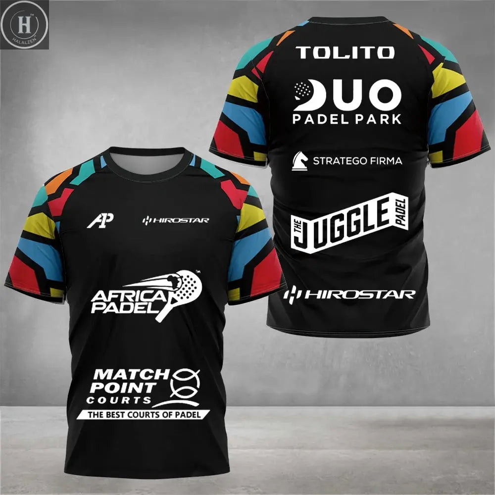 2025 Summer New Men's Tennis Training Clothes Breathable Tennis Short-sleeved Tops Quick-drying Fitness T-shirt Men's Clothing HALALZEN