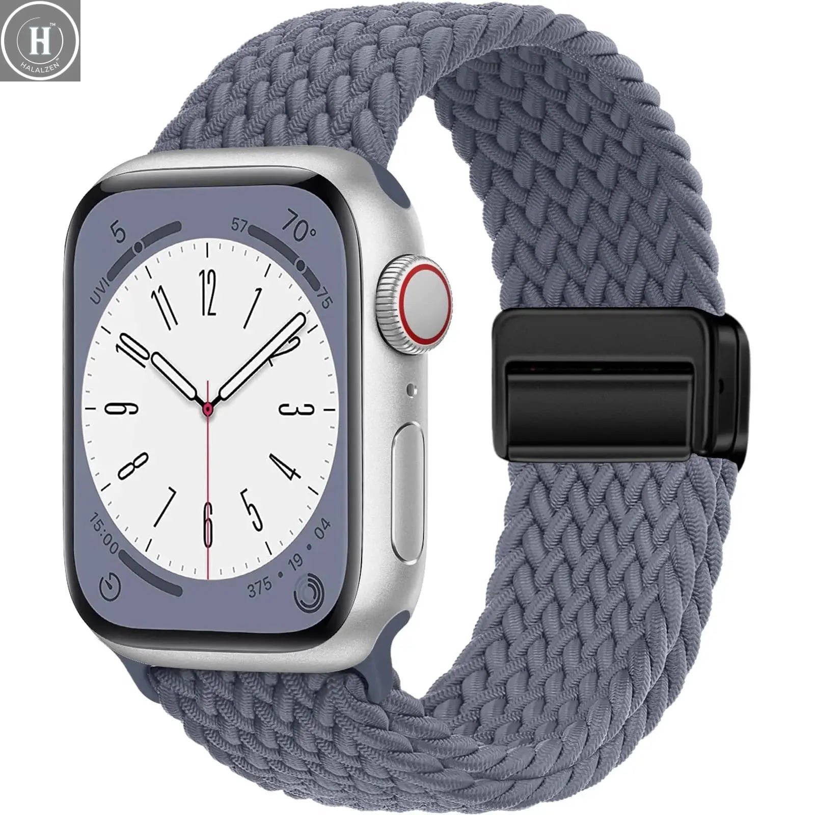 Braided Strap For Apple Watch Bands 40mm 45mm 41mm 44mm 42/46mm 49mm magnetic Bracelet iWatch series se 7 5 6 8 9 10 11 Ultra3 2 HALALZEN