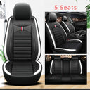  Black white 5 seat