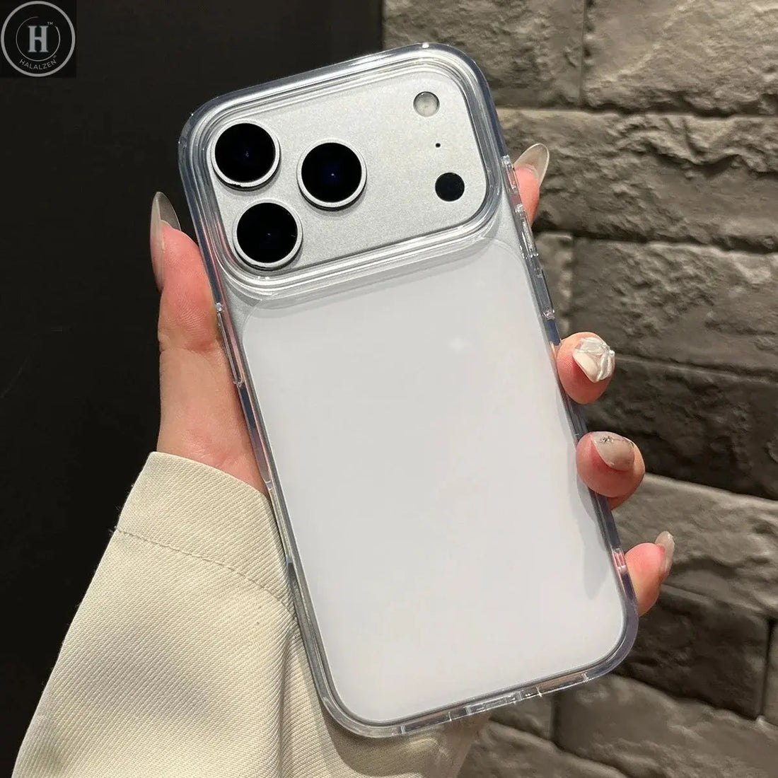 Fashion Color Block Transparent Edge Phone Case For iPhone 15 16 17 Pro Max 17Air TPU Shockproof Armor Shell for 17pro 16proMax Halalzen UK