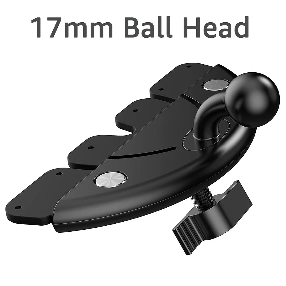 Car CD Slot Mobile Phone Holder Accessories 17mm Ball Head Base for Car CD Slot Mount for iPhone Samsung Xiaomi GPS Brackets
