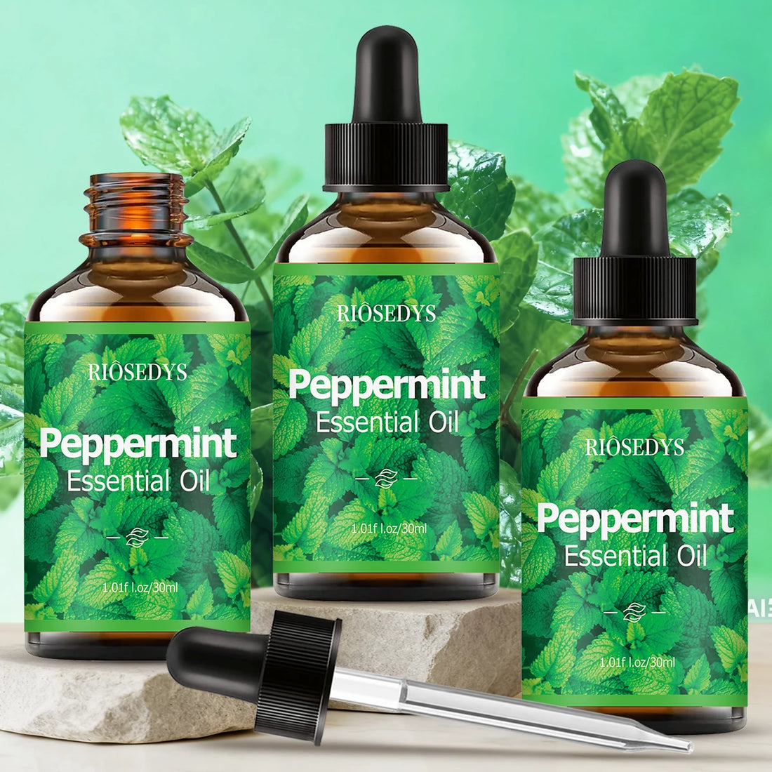 Peppermint essential oil, with its herbal scent, is suitable for aromatherapy diffusion and body massage,and also nourishes hair