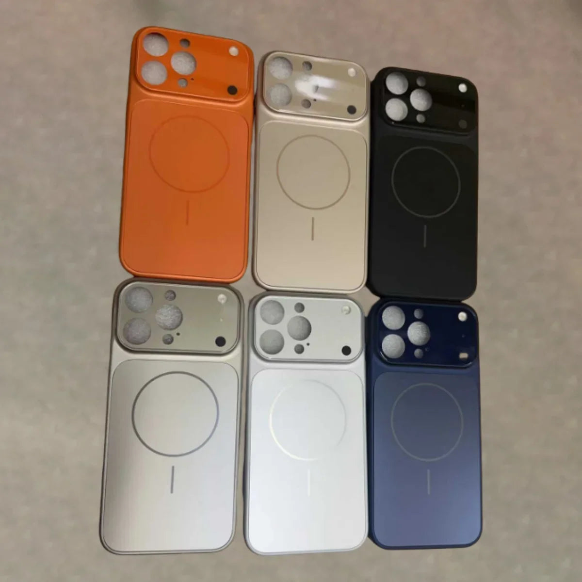 Original AG Nano Frosted Glass For Magsafe Phone Case For iPhone 17 16 15 14 Pro Max Magnetic Wireless Charge Armor Cover