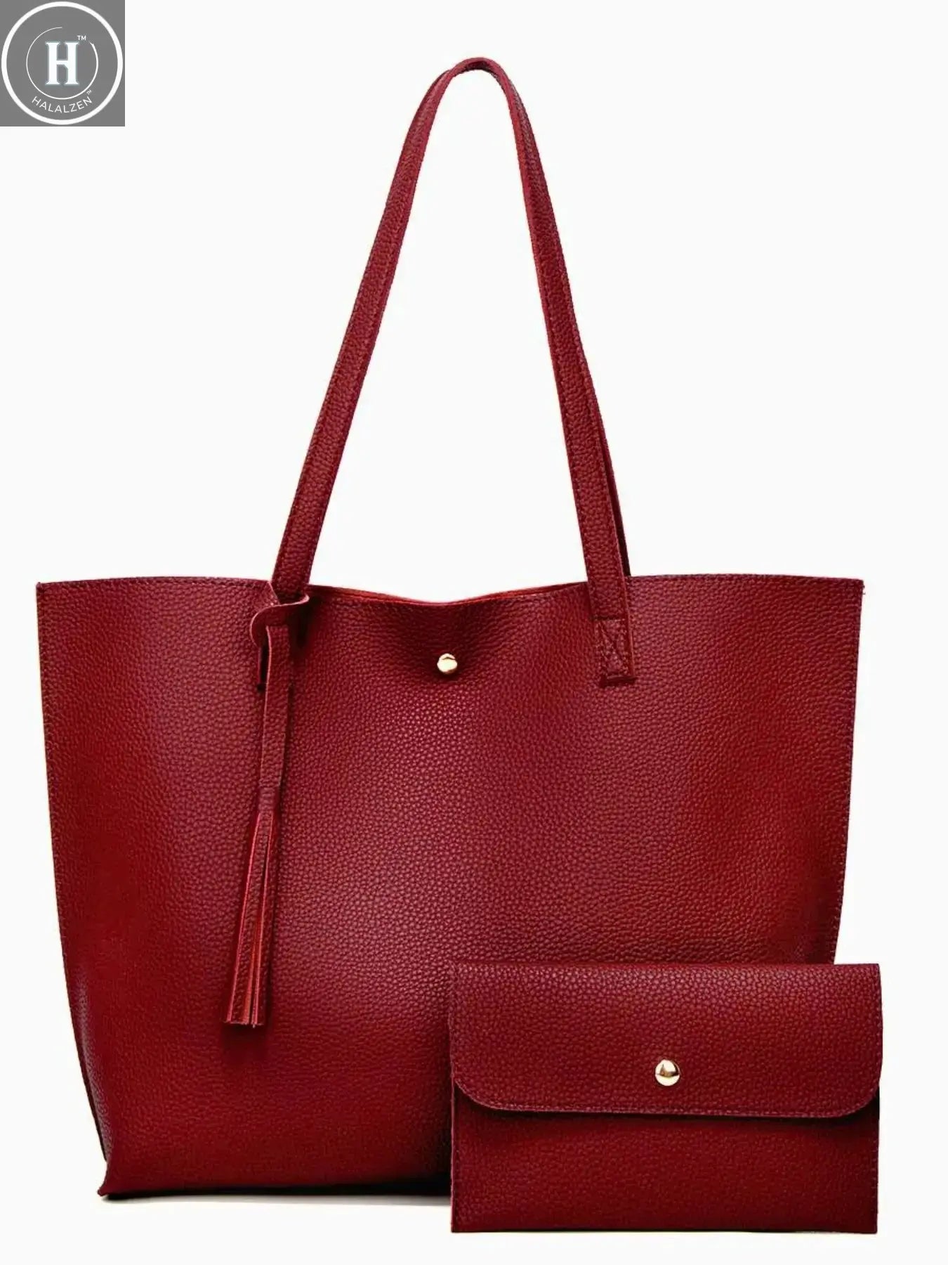 High-capacity ladies business tote bag new fashion handbag cross-border trend ladies shoulder bag large document bag HALALZEN