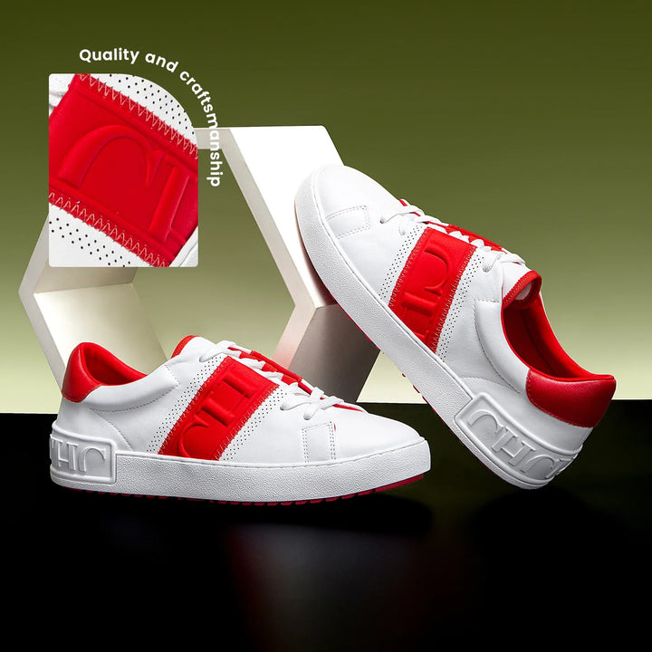 Women Casual Shoes Red Flat Board Shoess Balance Technology Press Insole Comfort Sneakers Luxury Brand 2025 New