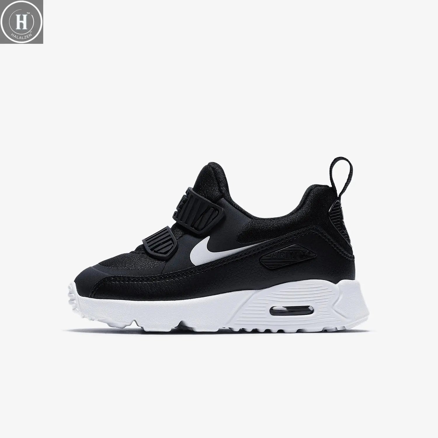 Nike genuine Air Max Tiny 90 children's one foot air cushion sports shoes 881924-007 HALALZEN