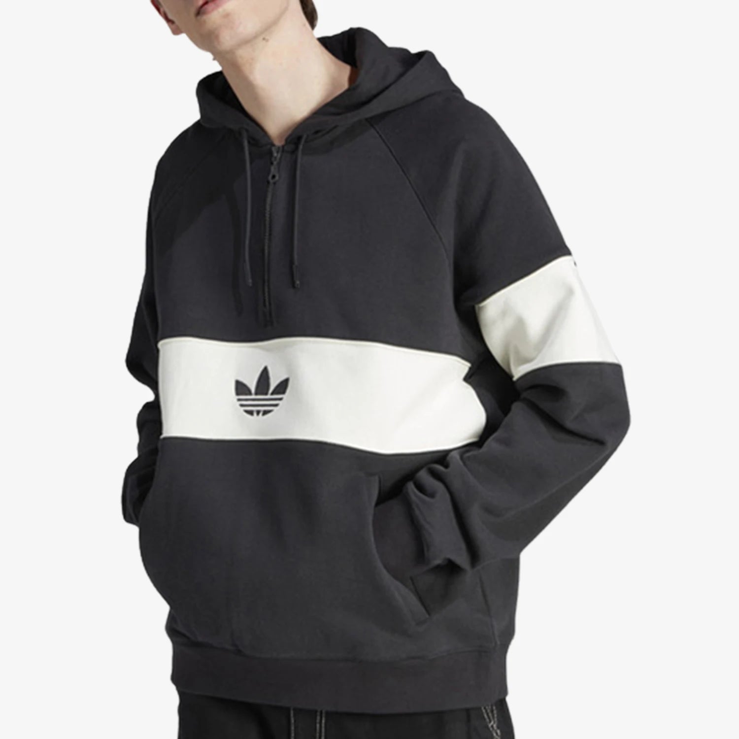 Adidas genuine Originals Men's Color Block Hooded Casual Hoodie IP9488