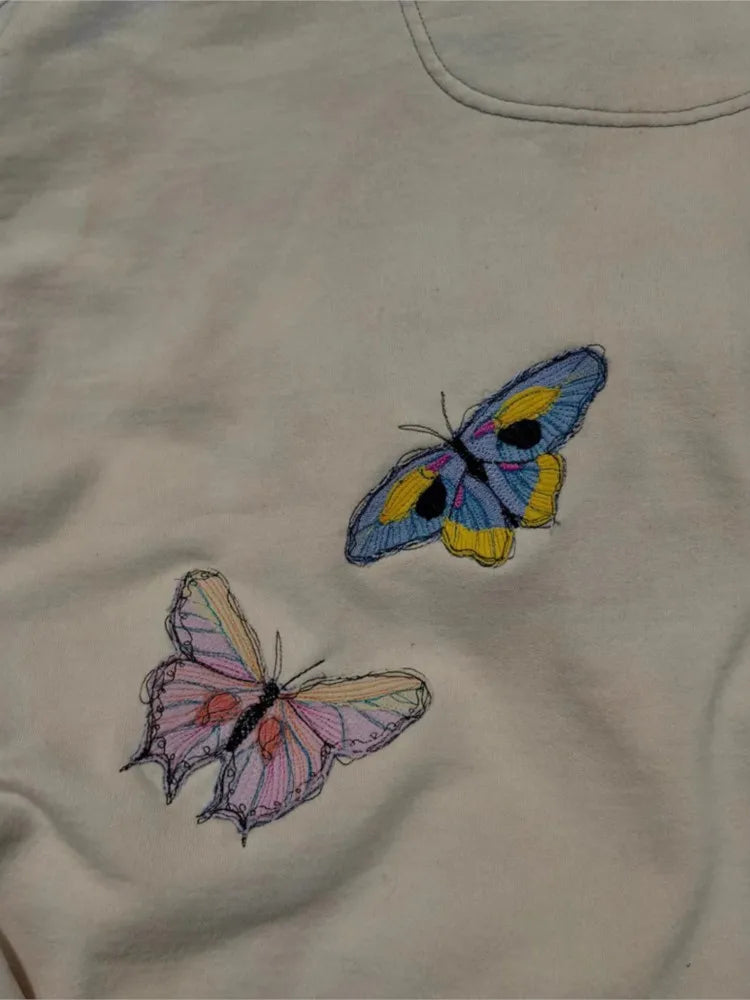 Street Hoodies Casual Female Sweatshirt Fashion Hoodie Embroidery Oversize Loose New Sweatshirts Autumn Clothing Sweatshirts