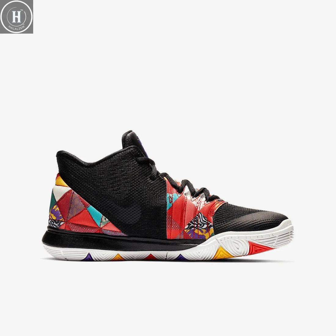 Nike Genuine Kyrie 5 GS Women's Big Kids Mid-Top Basketball Shoes AQ2456-010 HALALZEN
