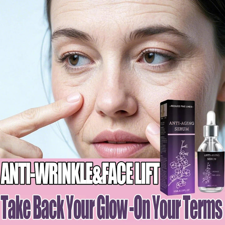 Premium Anti-Wrinkle Hyaluronic Acid Serum - Reduces Fine Lines Deep Hydration Firms Skin Fast Absorption Non-Greasy HALALZEN