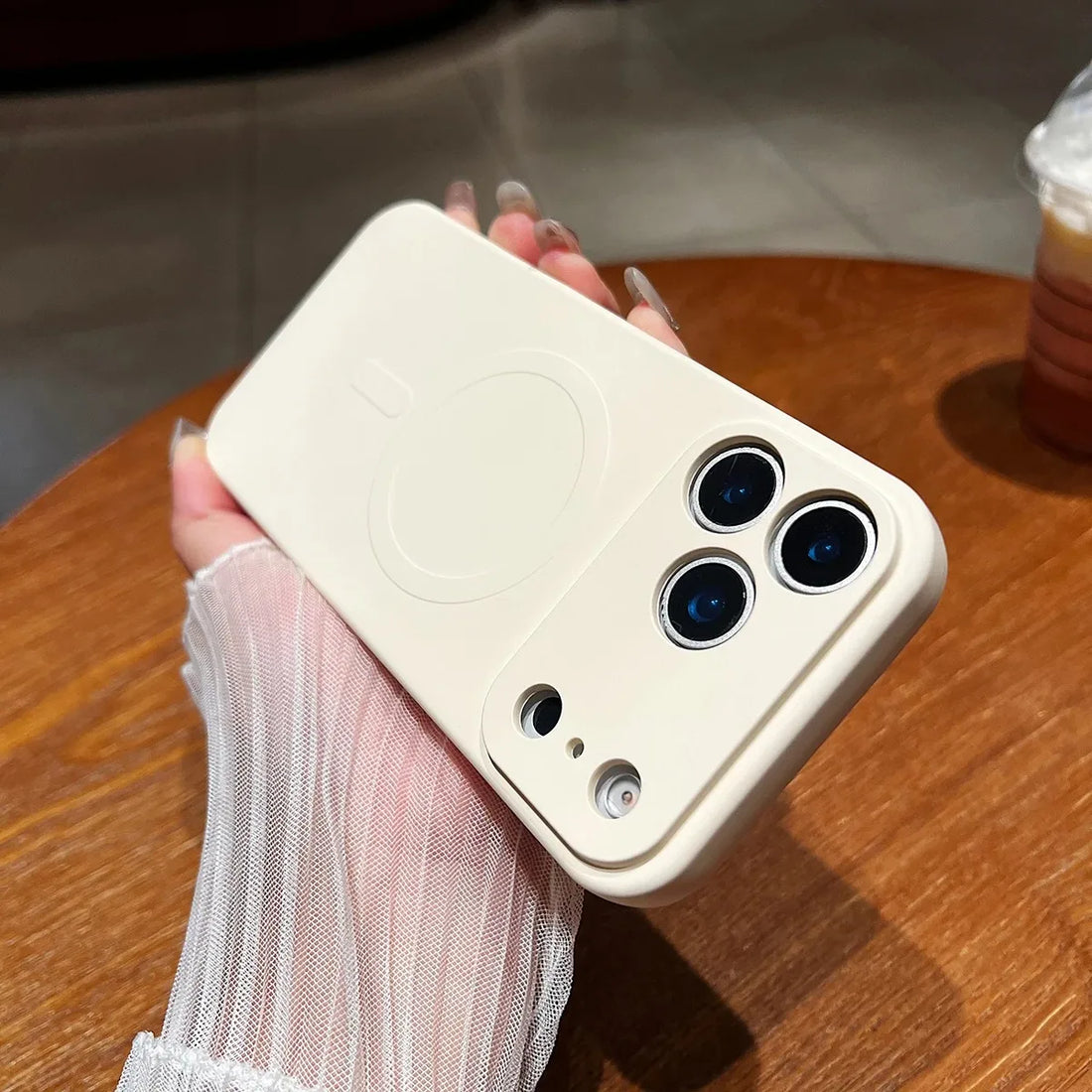 for iPhone 17 Pro Max 17 Air Case Magnetic Cover Mag-safe Liquid Silicone Lining All-round Camera ProtectPlease note phone model